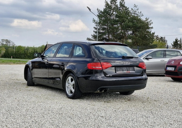 Audi A4 cena 34999 przebieg: 121969, rok produkcji 2010 z Tykocin małe 407